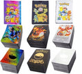 Karty Pokemon Kolekcjonerskie 3w1 Czarne Srebrne Tęczowe 165 Sztuk
